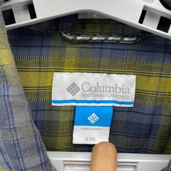 Columbia Sportswear Regular Fit Long Sleeve Shirt Plaid Button down Gorpcore 2XL - Picture 3 of 6